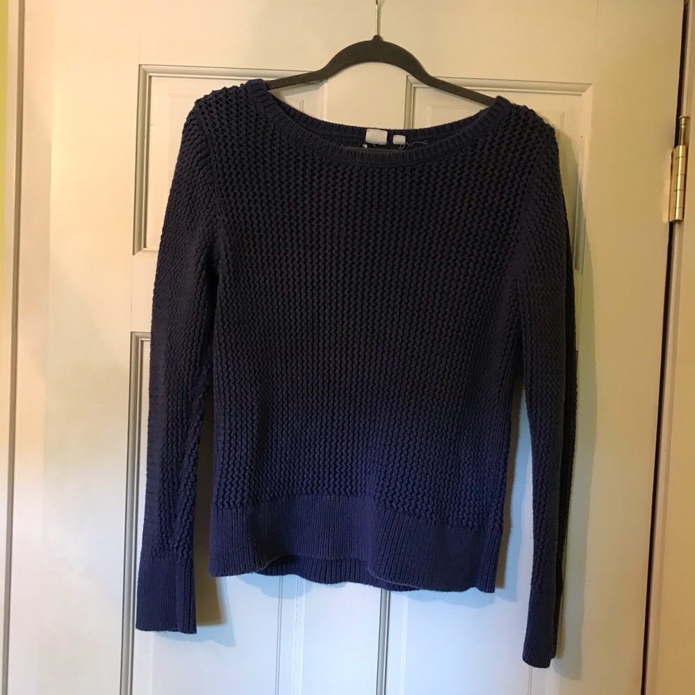 blue sweater